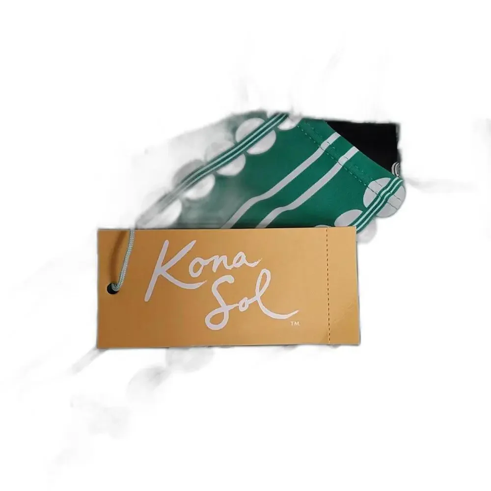 Women's Global Print Longline Bikini Top | Kona Sol | Small (4/6)